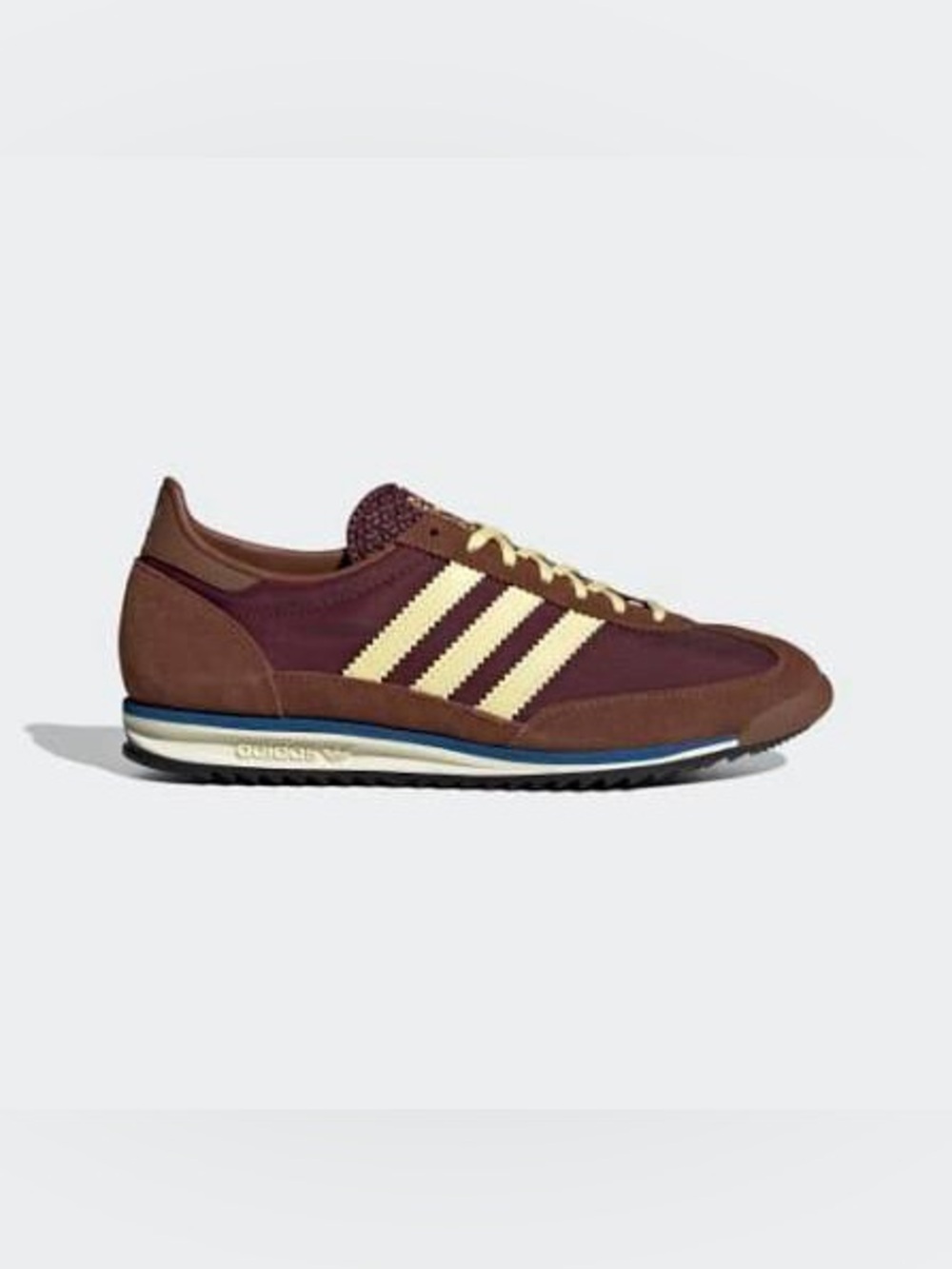 adidas Women's Burgundy and Cream Retro Runner Sneakers